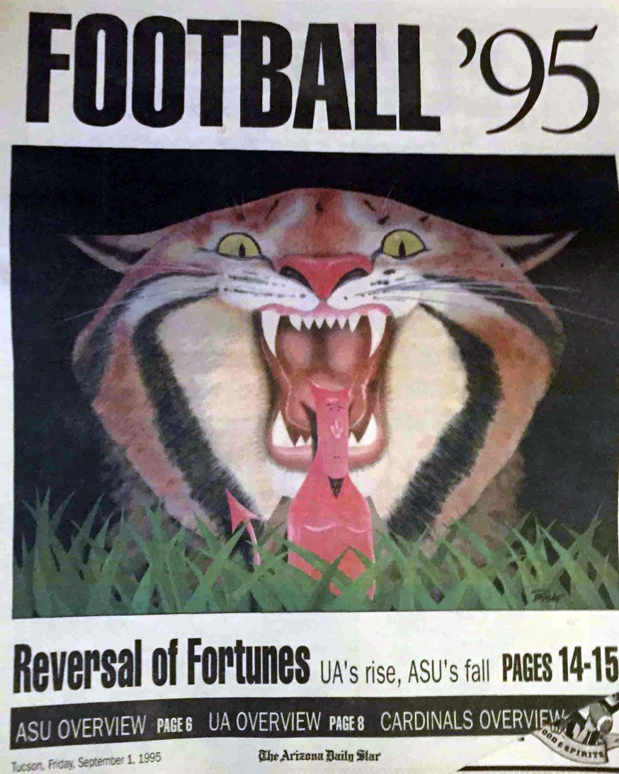 College football special section cover